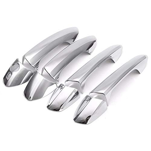 TUOYDJA Türgriffe Abdeckkappen 8 stücke Linker Fahrer ABS Chrom Seitentür Griffabdeckungen Zierleiste for Mercedes-Benz B/c/E/E/GLK/ML/CLA-Klasse W246 W204 W212 x204 W166 W117 von TUOYDJA