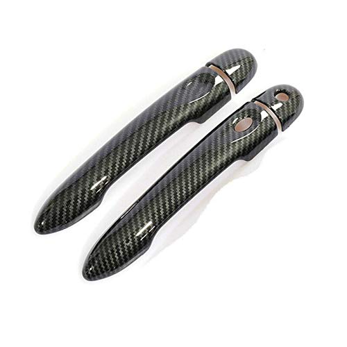 TUOYDJA Türgriffe Abdeckkappen For Renault Megane 3 MK3 III 2008 2009 2010 2011 2012 2012 2013 2014 2016 Carbon Faser Auto Tür Griff Abdeckung Trim Styling Zubehör(2Dr 1 key 1 button) von TUOYDJA