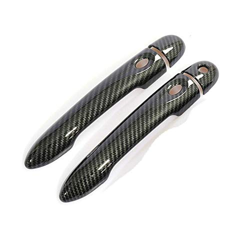 TUOYDJA Türgriffe Abdeckkappen For Renault Megane 3 MK3 III 2008 2009 2010 2011 2012 2012 2013 2014 2016 Carbon Faser Auto Tür Griff Abdeckung Trim Styling Zubehör(2Dr 1 key 2 buttons) von TUOYDJA