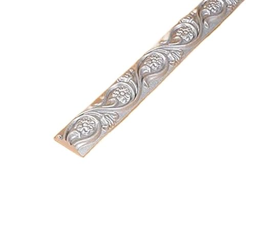 Wandleiste,Stuckleiste 3,0 m Home Decorate Modelling Crown Mouldings Trim Flexible Molding Decke Border Line Innendekoration Wandbild Rand(Black) von TUOYDJA