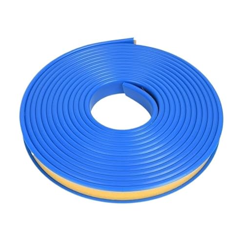 Wandleiste,Stuckleiste 5 m U-förmige Kantenanleimung, Möbel-Eckenschutz, flexibel, selbstklebend, for Holzbretter, Schrankreparatur, Restaurierung, Furnierverkleidung(Blue,18mm) von TUOYDJA