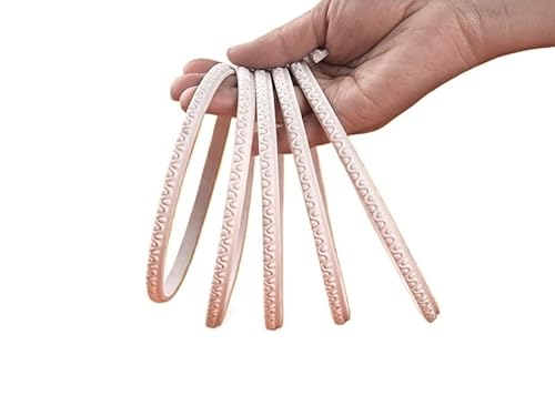 Wandleiste,Stuckleiste Bemalbare Abzieh- und Klebeleiste, flexibler Streifen for Wand, Türrahmen, Bild, Küche, Heim-DIY-Dekoration(Huawen 0.8cm) von TUOYDJA