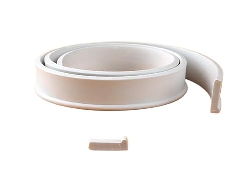 Wandleiste,Stuckleiste Bemalbare Abzieh- und Klebeleiste, flexibler Streifen for Wand, Türrahmen, Bild, Küche, Heim-DIY-Dekoration(Lxing 3cm) von TUOYDJA