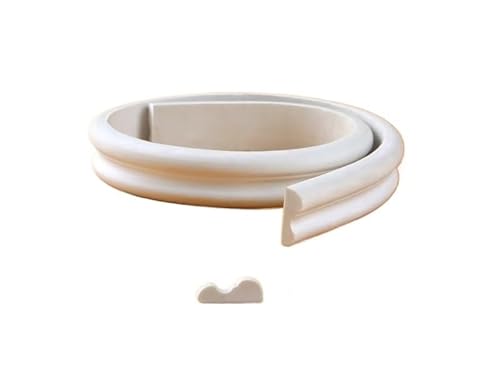 Wandleiste,Stuckleiste Bemalbare Abzieh- und Klebeleiste, flexibler Streifen for Wand, Türrahmen, Bild, Küche, Heim-DIY-Dekoration(S042 2.2cm) von TUOYDJA
