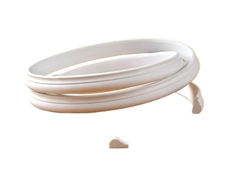 Wandleiste,Stuckleiste Bemalbare Abzieh- und Klebeleiste, flexibler Streifen for Wand, Türrahmen, Bild, Küche, Heim-DIY-Dekoration(S044 1.5cm) von TUOYDJA
