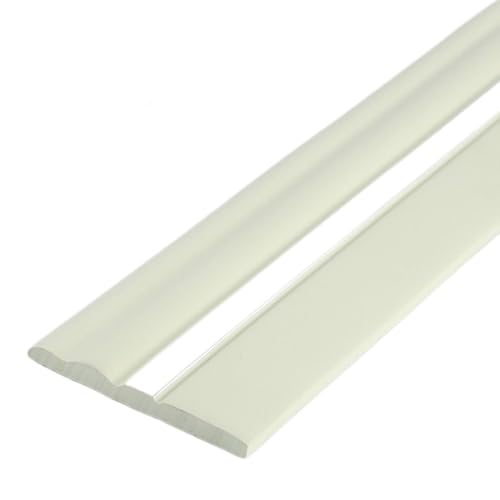 Wandleiste,Stuckleiste Selbstklebende Fußleistenleiste, überstreichbar, abziehbar und aufklebbar, Dichtungsmasse-kompatibel, gehärtete Sockelleiste, Haushalt(-98mm x 2m) von TUOYDJA