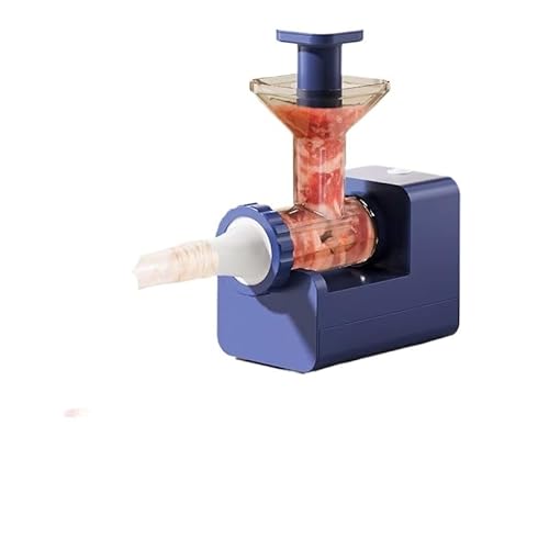 WurstfüLler Manuell,Wurstfüllmaschine Elektrische Wurstmaschine, Vollautomatische Haushaltswurstmaschine, Manuelle Wurstfleisch-Wurst-Wurst-Werkzeug-Artefakt(Electric canned sausage machine(Blue)) von TUOYDJA