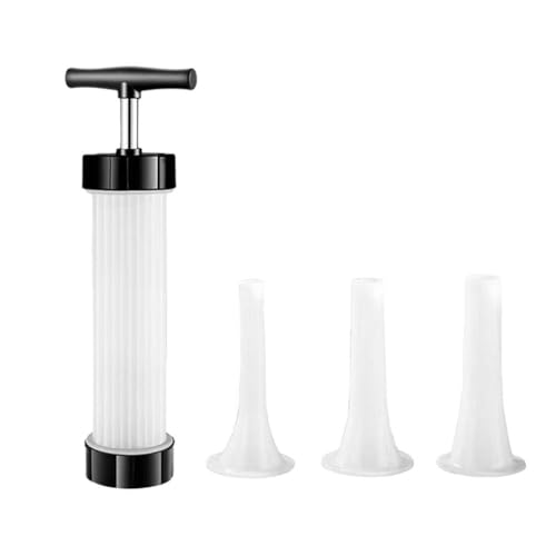 WurstfüLler Manuell,Wurstfüllmaschine Hand Push Einlauf Maschine Manuelle Haushalt Kunststoff Große Wurst, Der Küche Werkzeug Füllung Fleisch Werkzeuge von TUOYDJA