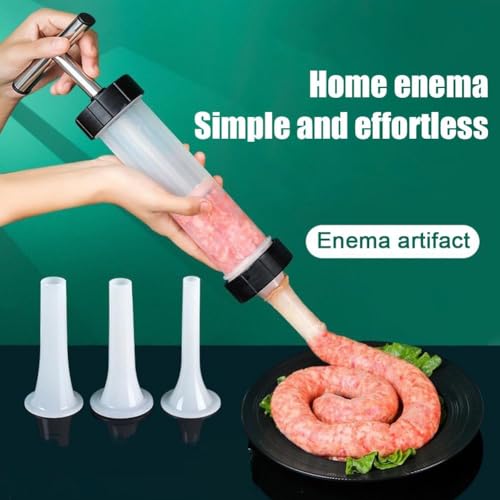 WurstfüLler Manuell,Wurstfüllmaschine Manuelle Wurstfüllmaschine, Hausgemachter Wurstfüller, Wurstspritze, Gadgets, Fleischinjektor-Werkzeuge von TUOYDJA