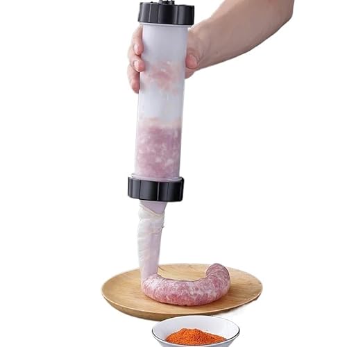 WurstfüLler Manuell,Wurstfüllmaschine Wurstfüller-Maschine, Manuelle Fleischwurstspritze, Hausgemachter Kleiner Wurstfüller von TUOYDJA