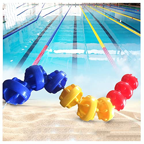 TUOYIBO Gewerbliche Hochleistungs-Schwimmbecken mit Bahnentrennung, gut sichtbares Schwimmseil mit starkem Auftrieb, Pool-Sicherheitsseil für Schwimmclub/Fairways/Hindernisse (Farbe: Nylons von TUOYIBO