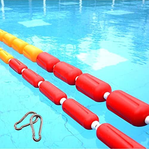 TUOYIBO Schwimmbecken-Sicherheitstrennwand mit Schwimmer, zum Trennen des tiefen Wasserbereichs mit flachem Ende, schwimmende Absperrung für Innen- und Außenbäder von TUOYIBO