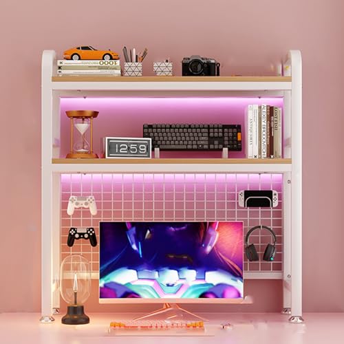Computer-schreibtisch-bücherregal,desktop bookshelf for computer desks,regal schreibtisch,schreibtisch regalaufsatz,tischregal,schreibtisch-bücherregal,schreibtisch regal(White double layer,115cm/45.2 Computer-schreibtisch-bücherregal,desktop bookshelf for computer desks,regal schreibtisch,schreibtisch regalaufsatz,tischregal,schreibtisch-bücherregal,schreibtisch regal(White double layer,115cm/45.2 von TUPAFJU