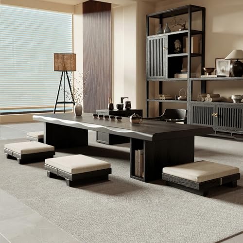 TUPAFJU Japanischer Tatami-Couchtisch mit Aufbewahrungsfunktion, Couchtische für Wohnzimmer, Couchtisch aus Holz für Wohnzimmer, Tatami-Tisch(100cm/39.3in) von TUPAFJU