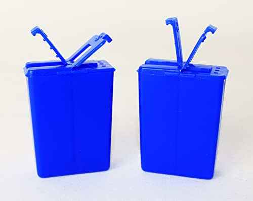 TUPPERWARE C72 Würzling, 2St, Mini Salz/Pfefferstreuer 25ml Blau von Tupperware