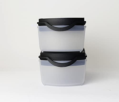 TUPPERWARE Eidgenosse Plus 2x 350ml Schwarz + Joghurtbecher von TUPPERWARE Mikrowelle