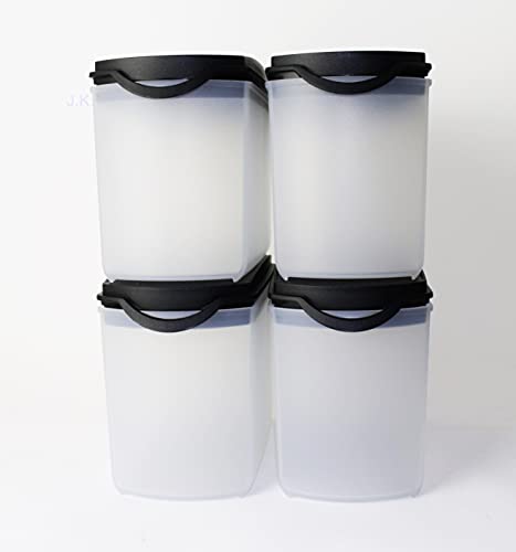 TUPPERWARE Eidgenosse Plus 4x 1,0L Schwarz + Joghurtbecher von Tupperware