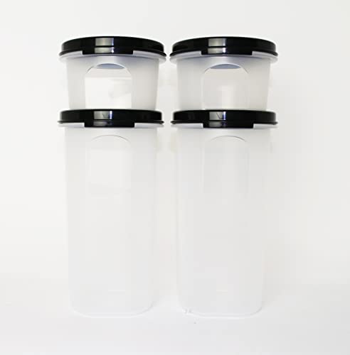 TUPPERWARE Eidgenossen Circular 2X 200ml + 2X 650ml Vorratsdose Trockenlagerung + Kühlschrank vergiss Mich Nicht von Tupperware