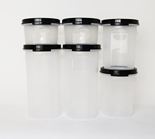 TUPPERWARE Eidgenossen Circular 2x 200ml + 2x 440ml + 2x 650ml Vorratsdose, Trockenlagerung + Clear Mates 470ml von Tupperware