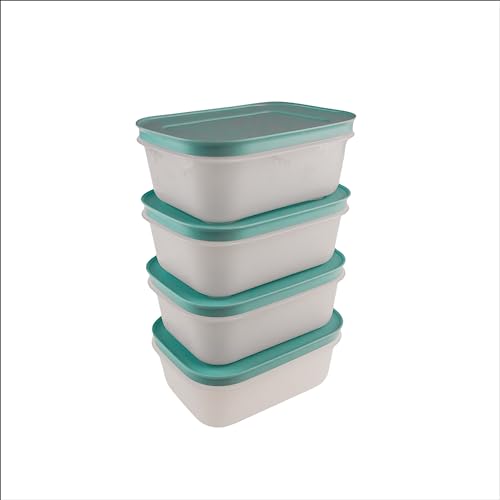 TUPPERWARE Gefrier-Behälter 4x 450ml rauchblau Eis-Kristall Eiskristall + Mini Trichter Lila TUPPERWARE Gefrier-Behälter 4x 450ml rauchblau Eis-Kristall Eiskristall + Mini Trichter Lila von Tupperware