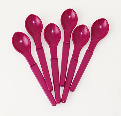 TUPPERWARE Kinder Hängelöffel Löffel - 6X Beere Plastiklöffel Baby Kinderlöffel von TUPPERWARE Mikrowelle