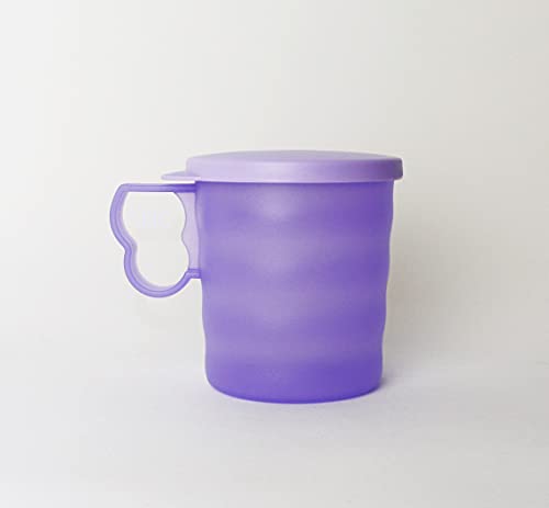 Tupperware Junge Welle 1x Trinkbecher mit Henkel 350ml Hell Lila + Hängelöffel Tupperware Junge Welle 1x Trinkbecher mit Henkel 350ml Hell Lila + Hängelöffel von TUPPERWARE Mikrowelle