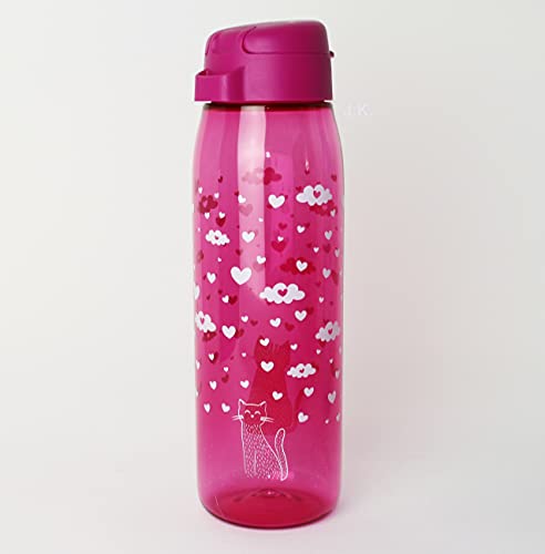 Tupperware to Go Eco Fresh Trinkflasche 750ml Pink KatzeT rinkverschluss + Hängelöffel Limette von TUPPERWARE Mikrowelle