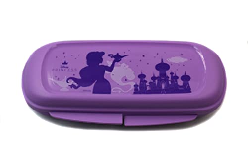 TUPPERWARE Prinzessin Box in Lila Brillenbox Etui Stifte + Kugelschreiber von Tupperware