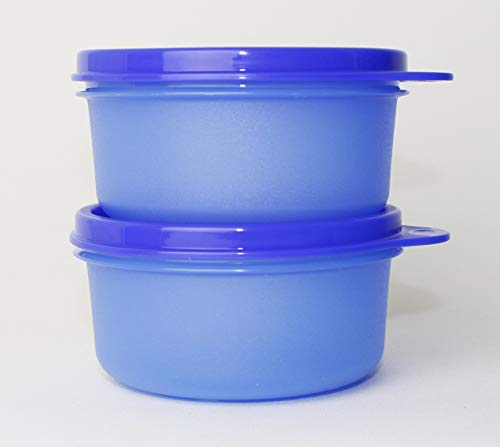 TUPPERWARE TW Kühlschrank Hit-Parade Julchen 2X 200ml Dunkelblau + Kugelschreiber von Tupperware