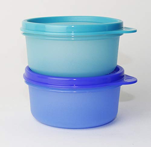 TUPPERWARE TW Kühlschrank Hit-Parade Julchen 2X 200ml Dunkelblau + Türkis + Kugelschreiber von Tupperware