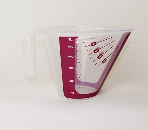 TUPPERWARE Messbecher 1L CombiPlus Messgenau + Mini Trichter Lila von TUPPERWARE Tafelperle