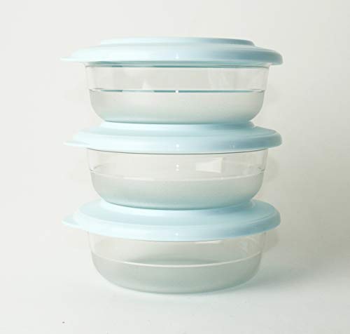 TUPPERWARE Tafelfeine Set 3X 275ml Hellblau/Transparent Servierschüssel, Schüssel von TUPPERWARE Tafelperle
