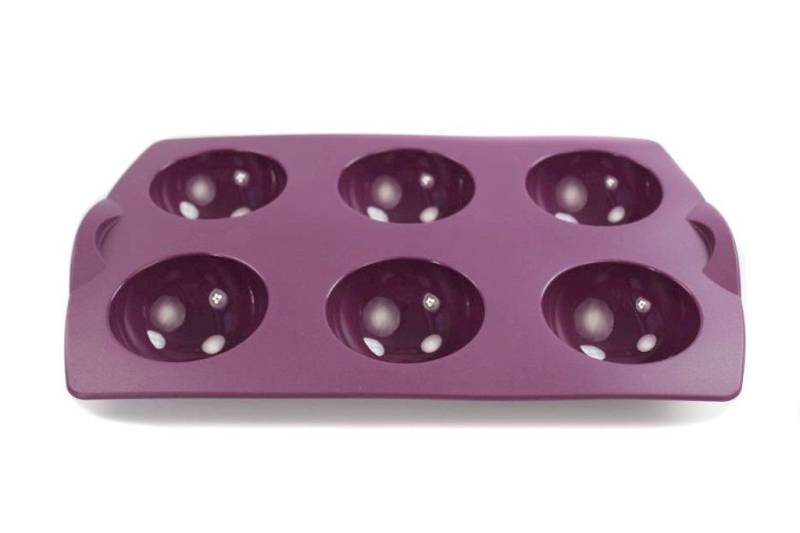 TUPPERWARE Backform TUPPERWARE Backen Silikonform Ball lila von TUPPERWARE