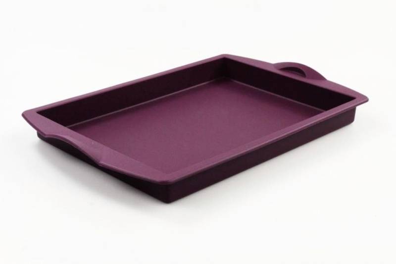 TUPPERWARE Backform Tupperware Silikon Form Brownie Backblech 18x25x2,5cm von TUPPERWARE