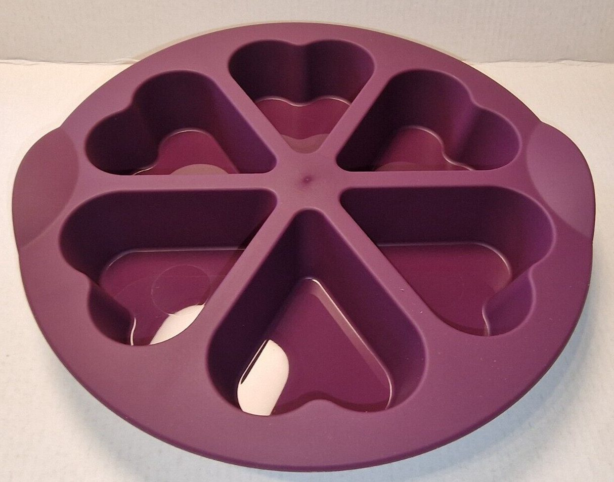 TUPPERWARE Backform Tupperware Silikon Muffin Eis Herz-Backform von TUPPERWARE