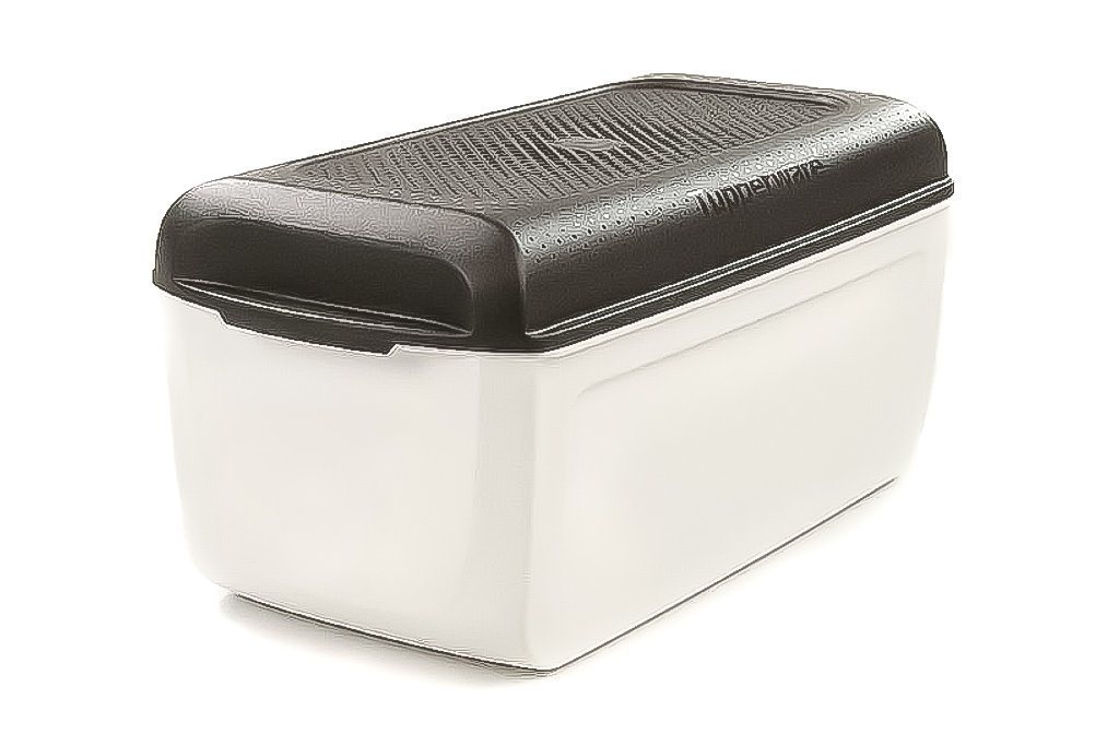 TUPPERWARE Brotkasten BrotMax Junior 2 weiß schwarz Brotkasten von TUPPERWARE