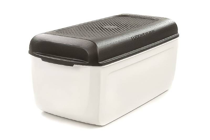 TUPPERWARE Brotkasten BrotMax Junior 2 weiß schwarz Brotkasten von TUPPERWARE