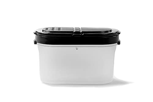 Tupperware Gewürz-Zwerge 120 ml schwarz Gewürz Behälter Gewürzbehälter klein von Tupperware