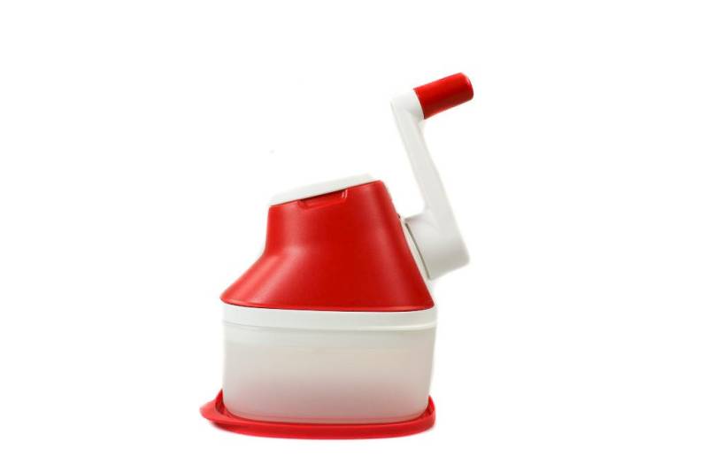 TUPPERWARE Käsereibe Chef Mahl-Chef rot-weiß Reibe Käsereibe von TUPPERWARE