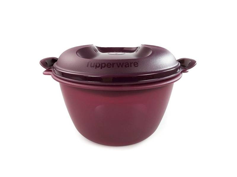 TUPPERWARE Mikrowellenbehälter Mikrowelle Reis-Meister 3,0 L großer Reiskocher Mikro Lila von TUPPERWARE