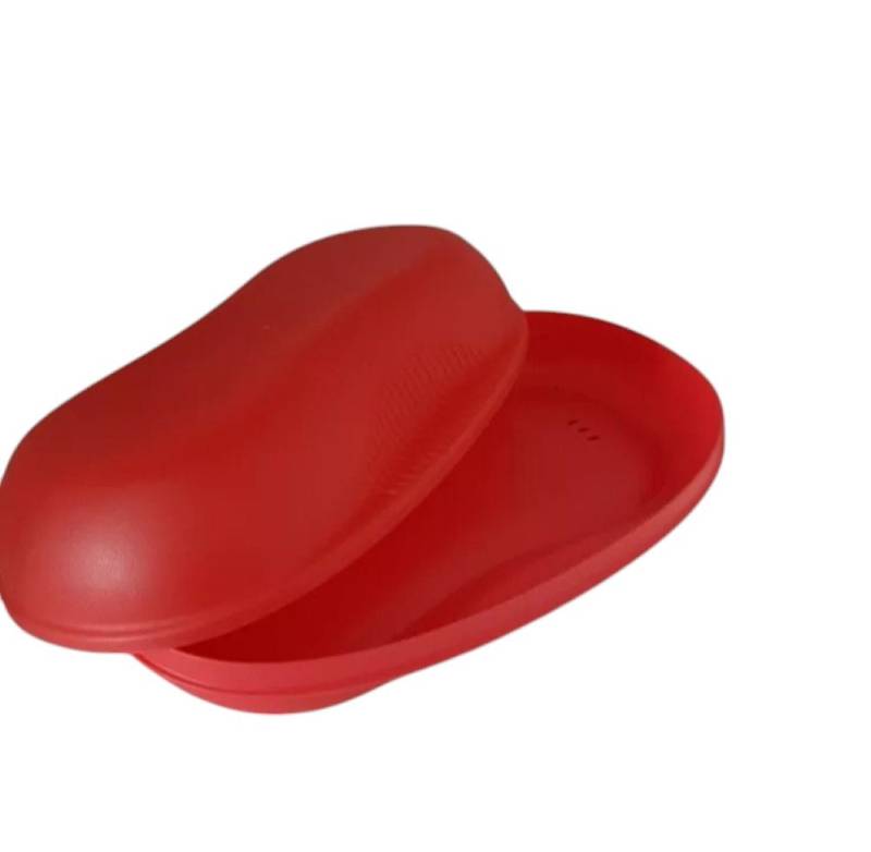 TUPPERWARE Servierschale Tupperware Mikro-Meister Omlett Maker rot von TUPPERWARE