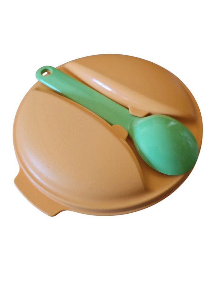 TUPPERWARE Mikrowellenbehälter Tupperware Soup to go 600ml mit Löffel in grün von TUPPERWARE