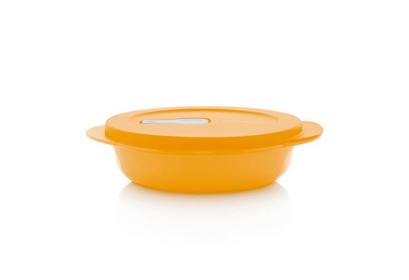 TUPPERWARE Mikrowellenteller Tupperware Mikrowelle Crystal Wave 390ml orange von TUPPERWARE