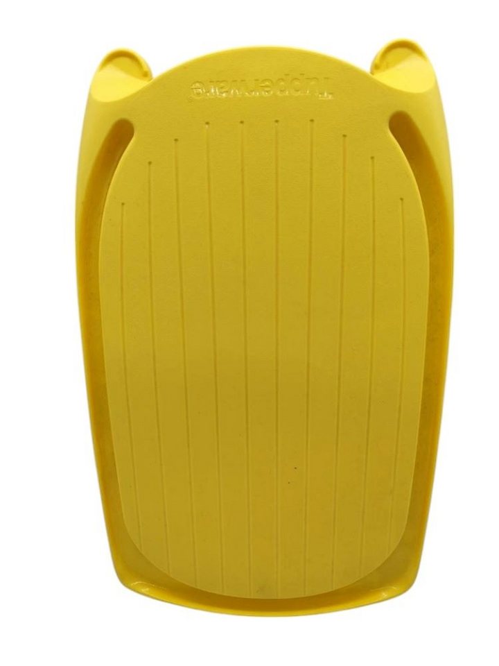 TUPPERWARE Schneidebrett Tupperware Schneidbrett gelb mit Saugnapf von TUPPERWARE