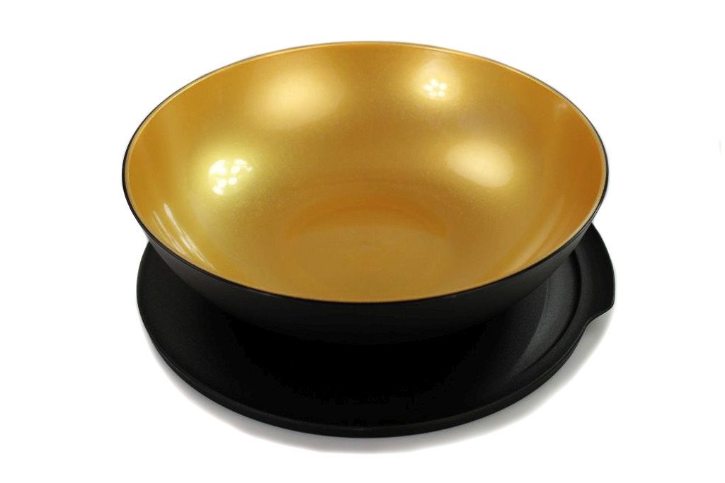 TUPPERWARE Schüssel Allegra 3,5 L schwarz gold von TUPPERWARE