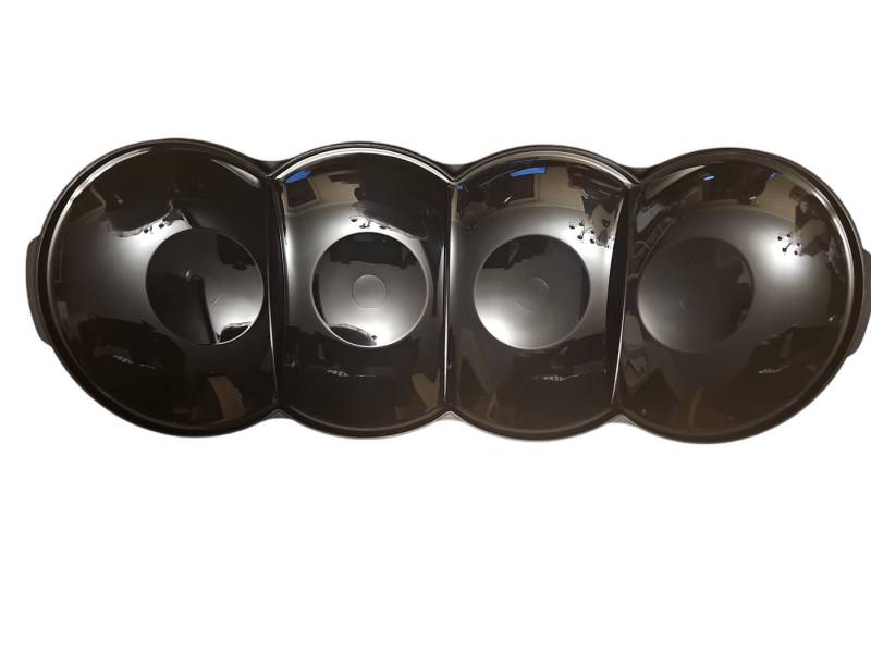 TUPPERWARE Servierschale Tupperware Allegra Perle Servierschale Deckel in schwarz von TUPPERWARE