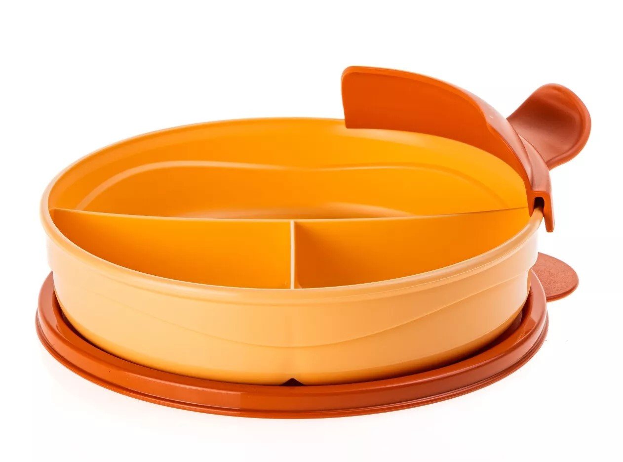 TUPPERWARE Servierschale Tupperware TupperCare® Kinderteller Babyteller Orange von TUPPERWARE