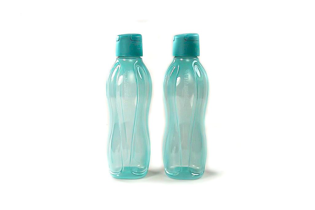 TUPPERWARE Trinkflasche Eco 750ml blau/türkis Trinkflasche (2) von TUPPERWARE