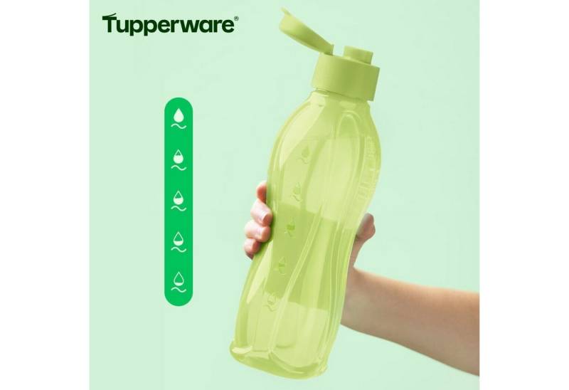 TUPPERWARE Trinkflasche Tupperware EcoEasy Trinkflasche 500ml in hellgrün von TUPPERWARE