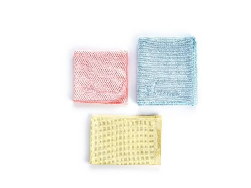 TUPPERWARE Tupperware FaserPro Putz-Set (Multi Tuch, Glas-Tuch, Boden-Tuch) Reinigungstücher von TUPPERWARE
